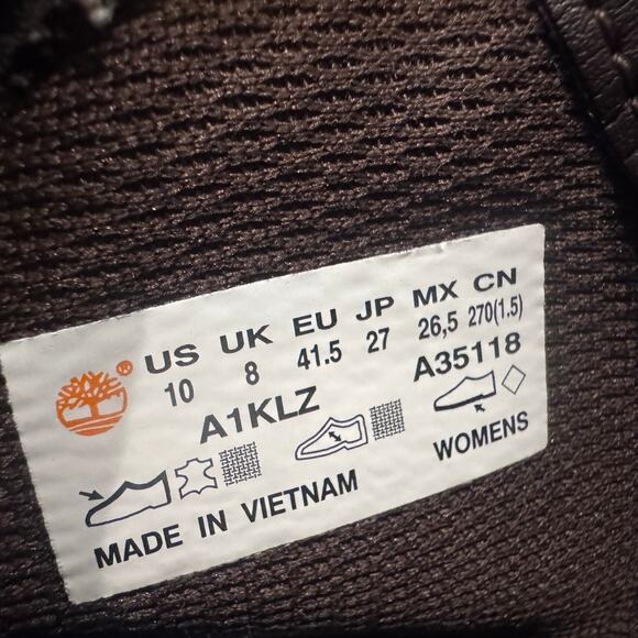 Timberland Women’s Light Suede Leather Lace Up Dausette Sneaker Boots Size 10 - Picture 3 of 12